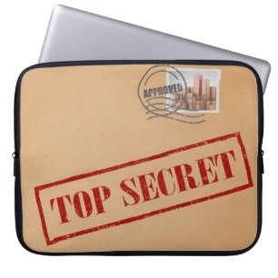 Topphemligt kuvert Laptop sleeve