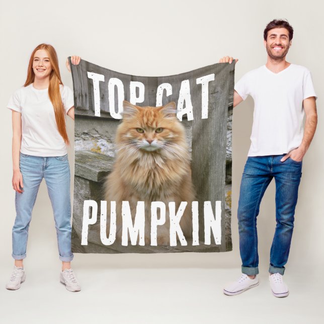 Toppkatt PhotoPop Fleecefilt (På plats)