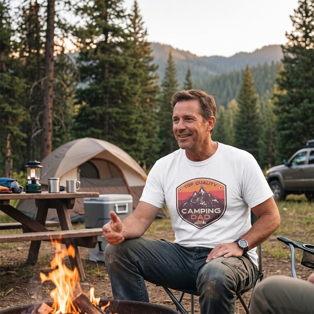 Toppkvalitets campingpappa t shirt (Skapare uppladdad)