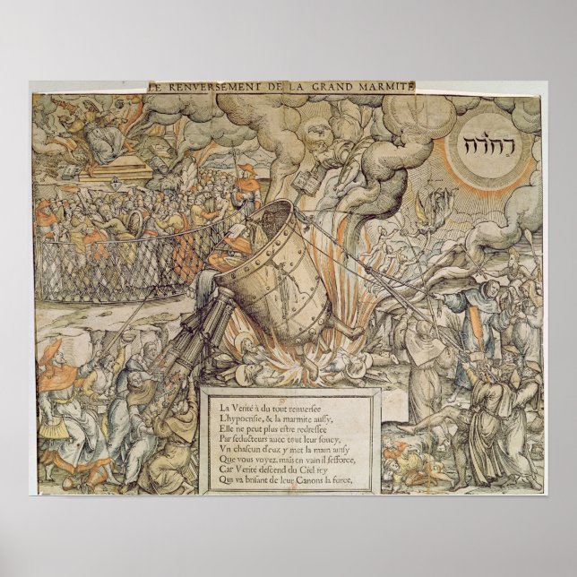 Toppling Smälter Pot Poster (Framsidan)