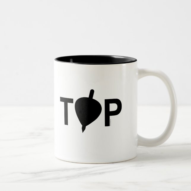 TOPPMÄRKE Två-Tonad MUGG (Höger)