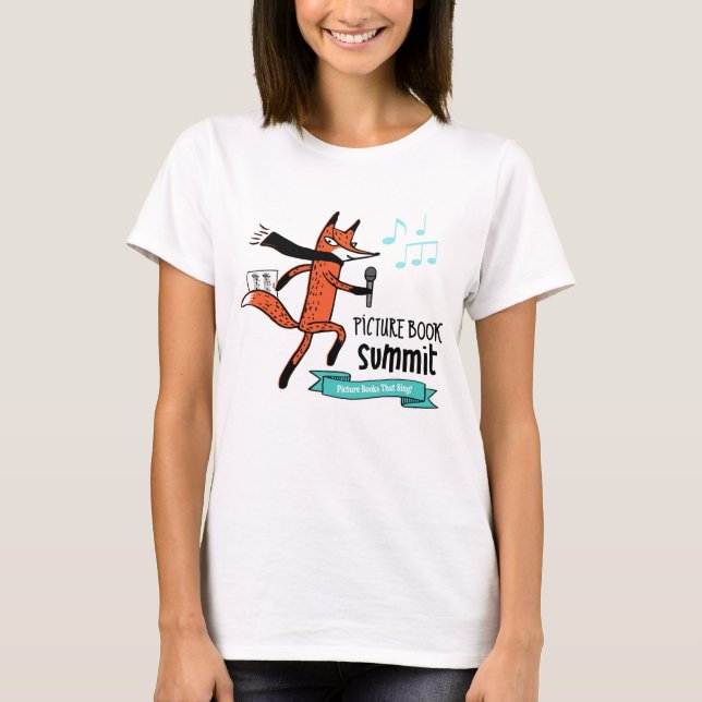 Toppmöte bild Bok: Bild Bokar den Sjungan T Shirt (Framsida)