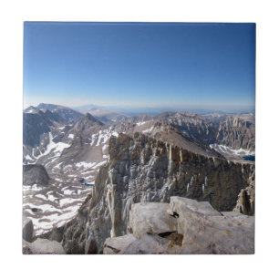 Toppmöte för Mt Whitney - den John Muir slingan Kakelplatta