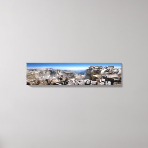 Toppmöte för Mt Whitney - John Muir slinga Canvastryck