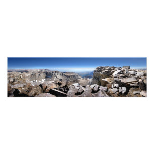 Toppmöte för Mt Whitney - John Muir slinga Fototryck
