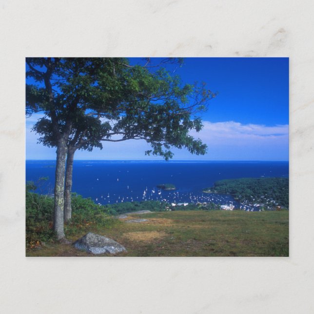 Toppmöte i berget Battie, Camden Backe Vykort (Framsida)