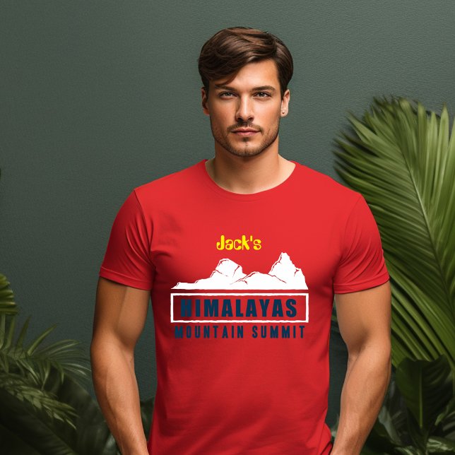 Toppmöte i Himalaya-berget T-Shirt (Skapare uppladdad)