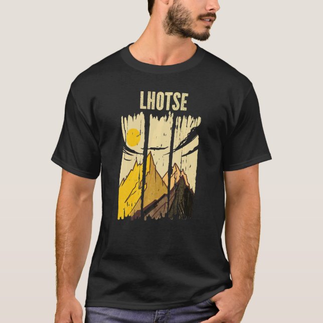 Toppmöte i Lhotse Mountain T Shirt (Framsida)