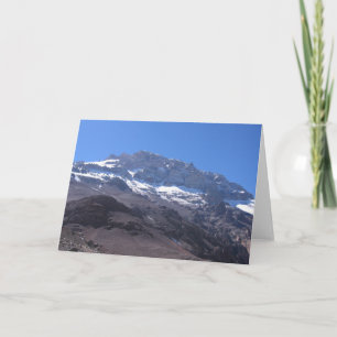 Toppmöte i toppen, berget Aconcagua, Argentina Kort