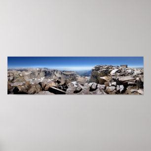 Toppmöte i Whitney - John Muir Trail Poster
