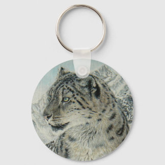 Toppmöte Kung Snö Leopard-nyckelkedjan Nyckelring
