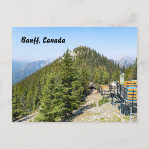 Toppmöte om svavelberget i Banff Helg Vykort