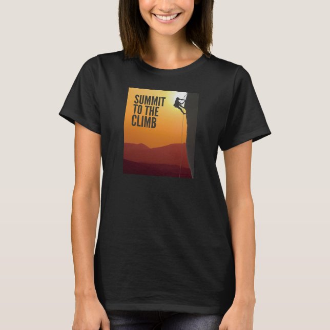 Toppmöte till klimatet t shirt (Framsida)