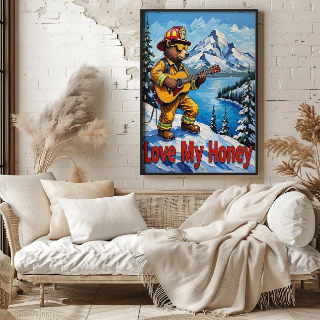 Toppmöten: Bear's honey High Note Poster (Skapare uppladdad)