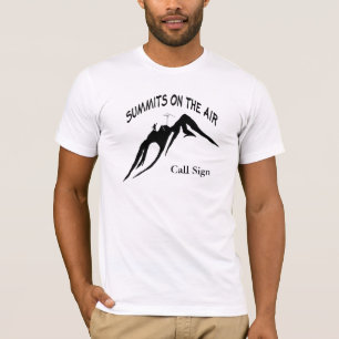 Toppmöten på luftSilhouetteT-tröja skräddarsy! T-shirt