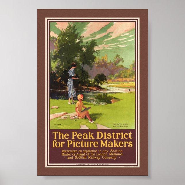Toppmötesdistriktet för bildmakare Vintage Poste Poster (Framsidan)