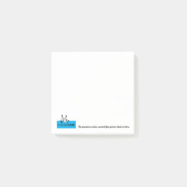 Toppmötet i Bild Bok efter toppmötet Post-it Block