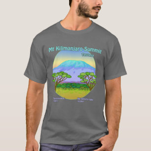 Toppmötet i Kilimanjaro Shirt T