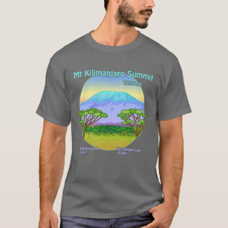 Toppmötet i Kilimanjaro Shirt T Shirt