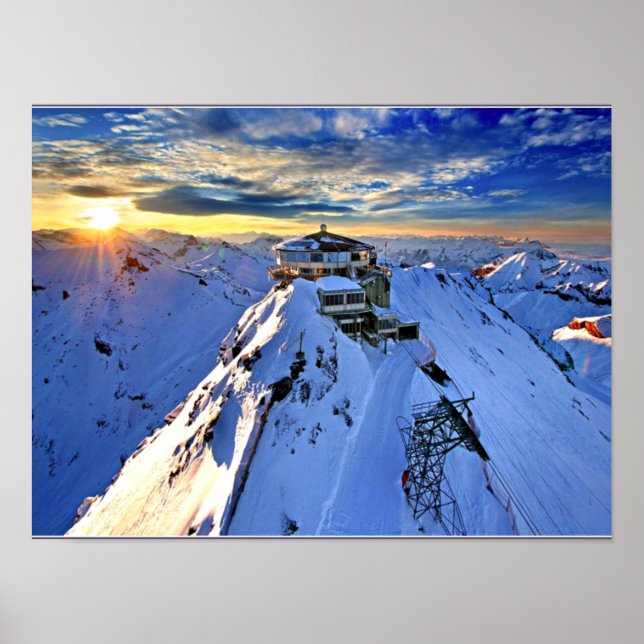 Toppmötet i Schilthorn Poster (Framsidan)