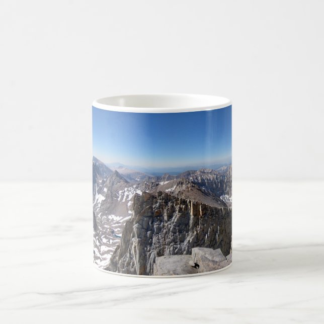 Toppmötet i Whitney - John Muir Trail - Sierran Kaffemugg (Center)