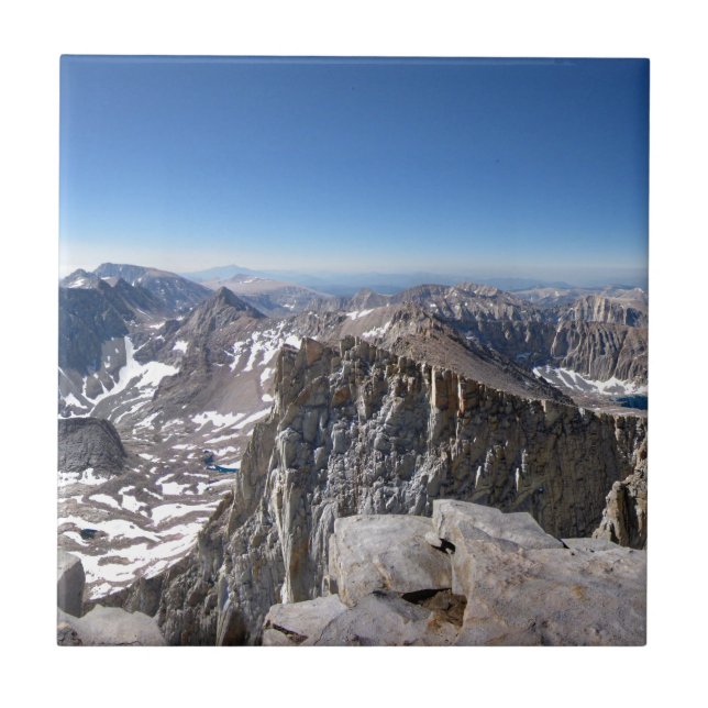 Toppmötet i Whitney - John Muir Trail - Sierran Kakelplatta (Framsidan)