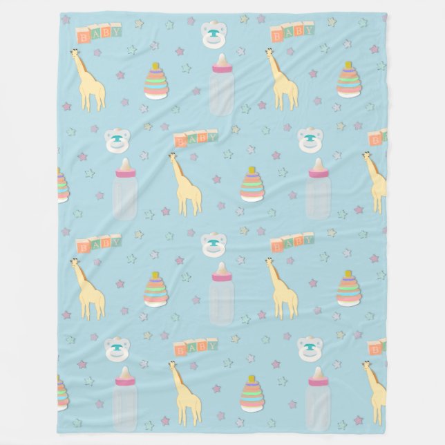 Toppna gulliga vuxna babyfiltar för ABDL | | Fleecefilt (Framsidan)