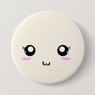 Toppna Kawaii Emoji knäppas Knapp