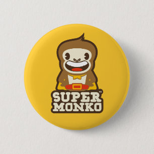 Toppna Monko knäppas Knapp