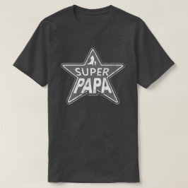 Toppna pappagrå färg tee