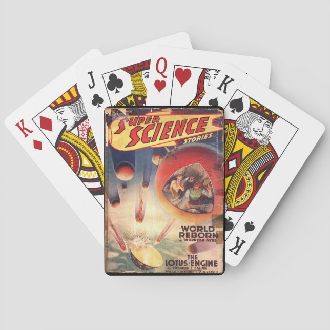 Toppna vetenskapsberättelser v01 n01 spel kort (Baksidan)