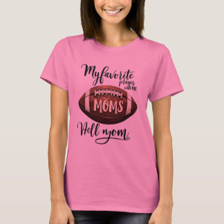 ToppPlockor: Cute och Comfortable Football Mamma T T Shirt