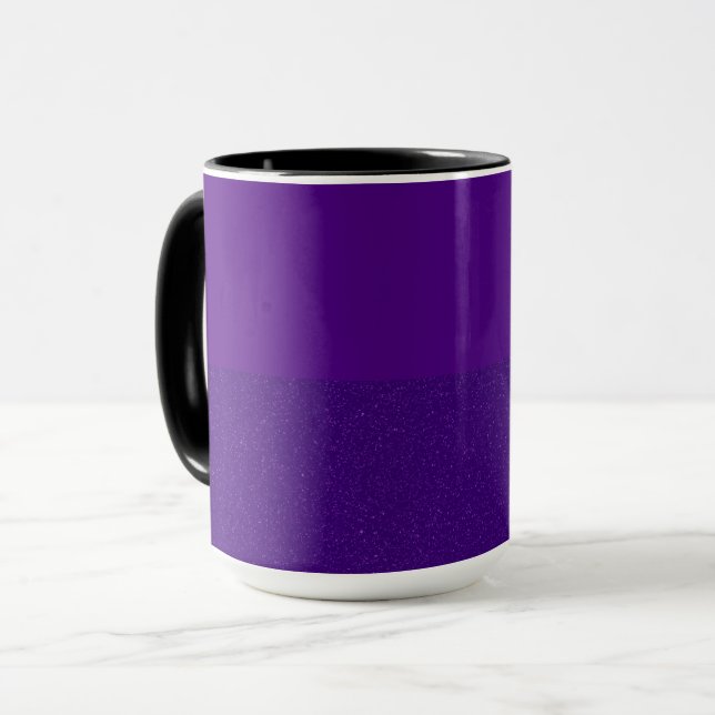 Toppprojektionsyta + basbrus Lila Anpassningsbar M Mugg (Framsida vänster)