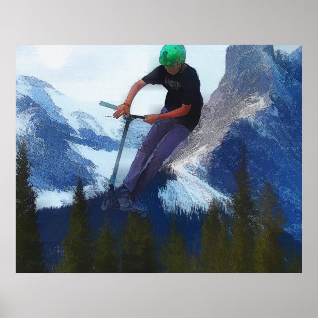 Topprestanda - Scooter Boy Poster (Framsidan)