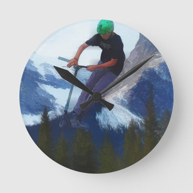 Topprestanda - Scooter Boy Rund Klocka (Framsida)