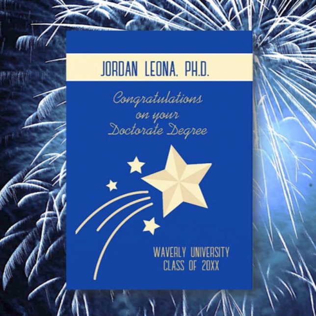 Toppval! Doctorate studenten-kort (doktorsexamen) Kort (Skapare uppladdad)