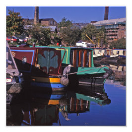 Toppvärde Forest Canal Derbyshire England Fototryck