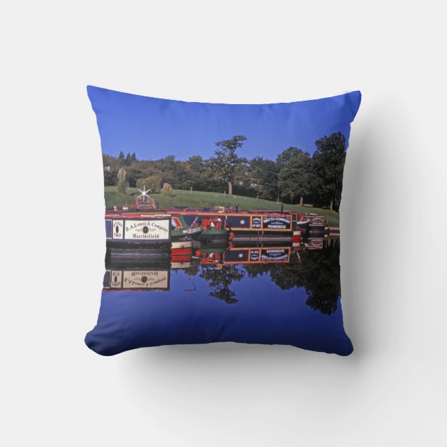 Toppvärde Forest Canal Derbyshire England Kudde (Framsida)