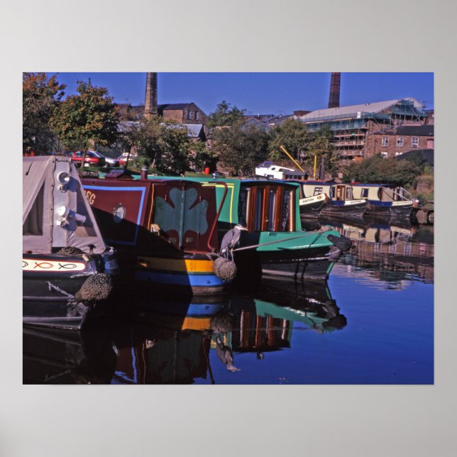 Toppvärde Forest Canal Derbyshire England Poster (Framsidan)