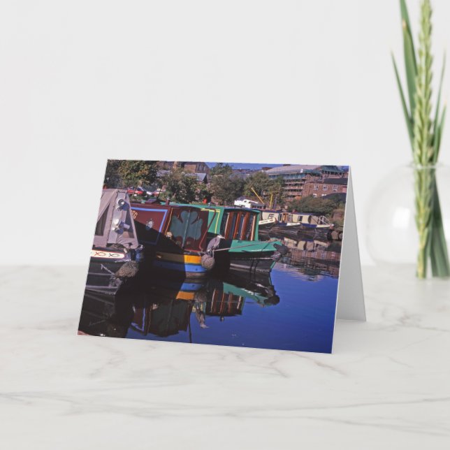 Toppvärde Forest Canal Derbyshire England Tack Kort (Framsida)