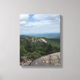 Toppvy för berg canvastryck