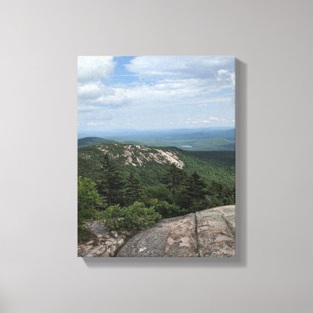 Toppvy för berg canvastryck (Framsida)