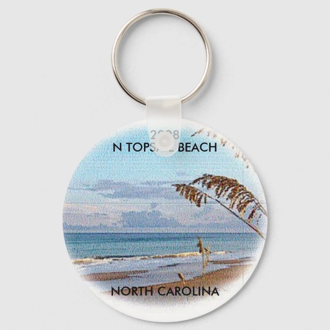 TOPSAIL BEACH 1, NORTH CAROLINA, N TOPSAI... NYCKELRING (Framsida)