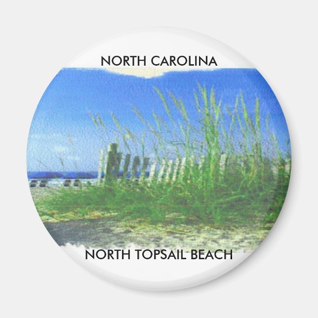 TOPSAIL BEACH 2, ... - Anpassad Magnet (Framsidan)