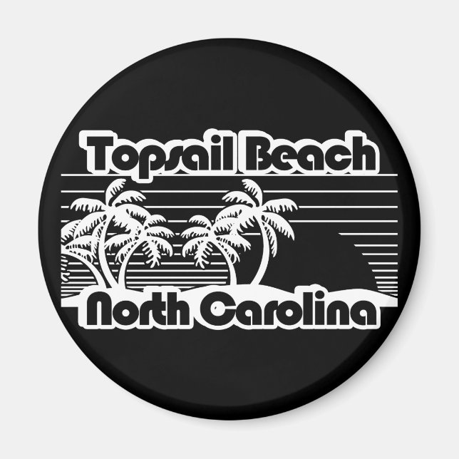 Topsail Beach North Carolina Magnet (Framsidan)