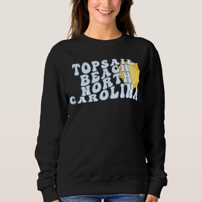 Topsail Beach North Carolina NC Vacation Souvenir T Shirt (Framsida)