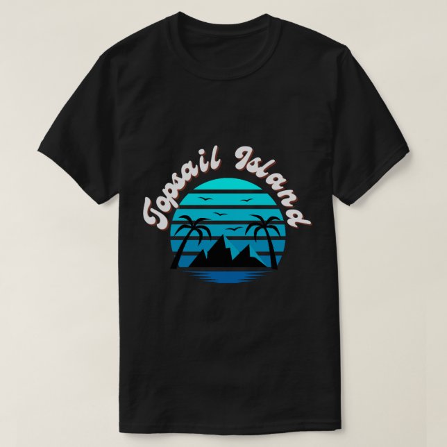 Topsail Island Beach topsail North Carolina T Shirt (Design framsida)