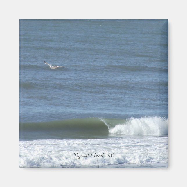 Topsail Island, NC Magnet (Framsidan)