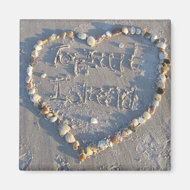 Topsail Island NC Magnet (Framsidan)