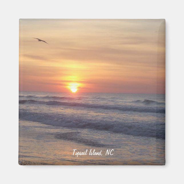 Topsail Island NC Magnet (Framsidan)